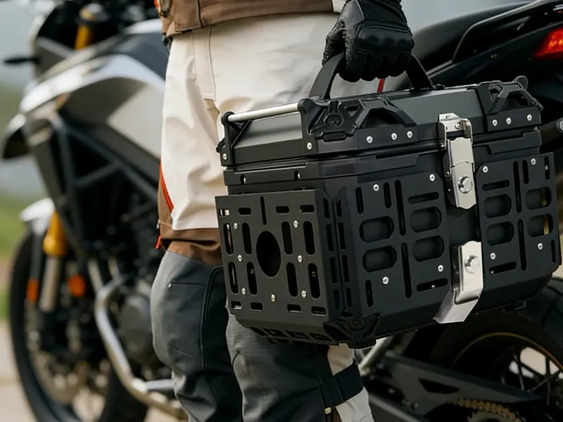 Which type of motorcycle is suitable for the extra-large motorcycle trunk?