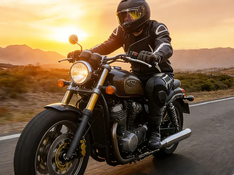 How can one adjust the field of vision of the rearview mirror of an electric motorcycle to the optimal level?