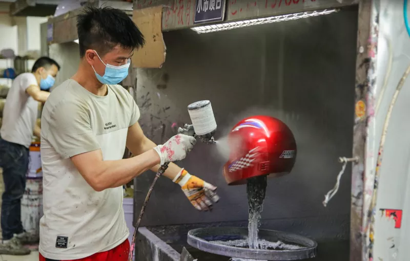 In-depth Technical Breakdown: Multi-layer Electrostatic Spraying Craft for Helmet Shell Anti-corrosion & Anti-fading