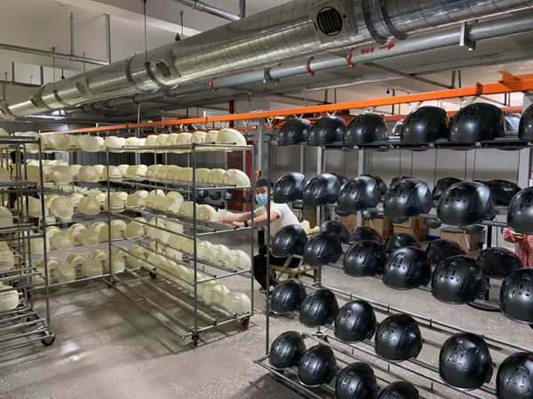 Our Helmet Factory Upgrades Production Line to Boost OEM Customization Capacity