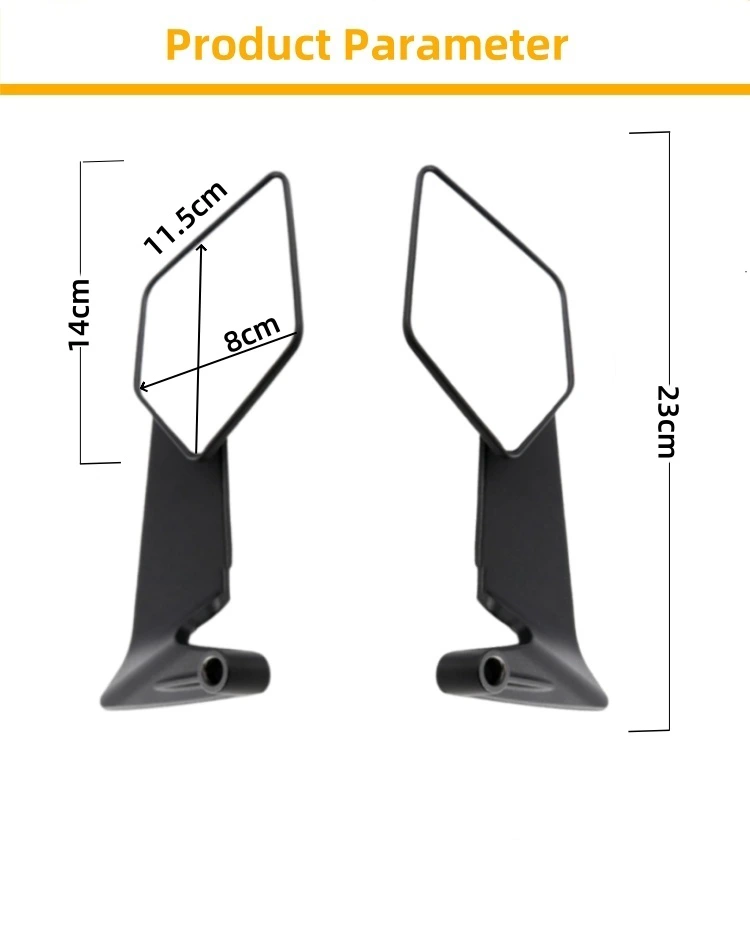 ABS Motorcycle Reverse Parking Mirror