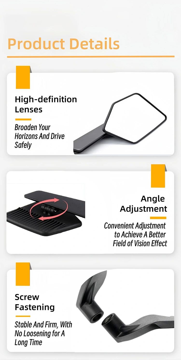 ABS Motorcycle Reverse Parking Mirror