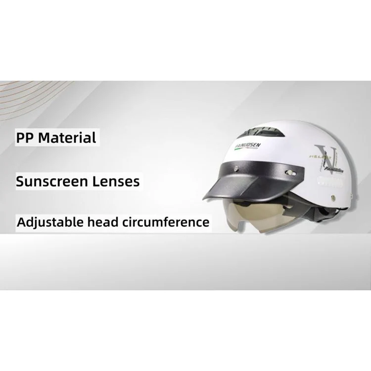 PP Motorcycle Half Helmet