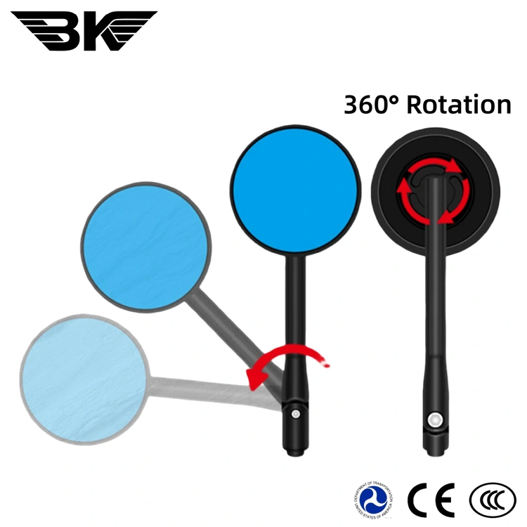 Retro CNC Motorcycle Rearview Mirror