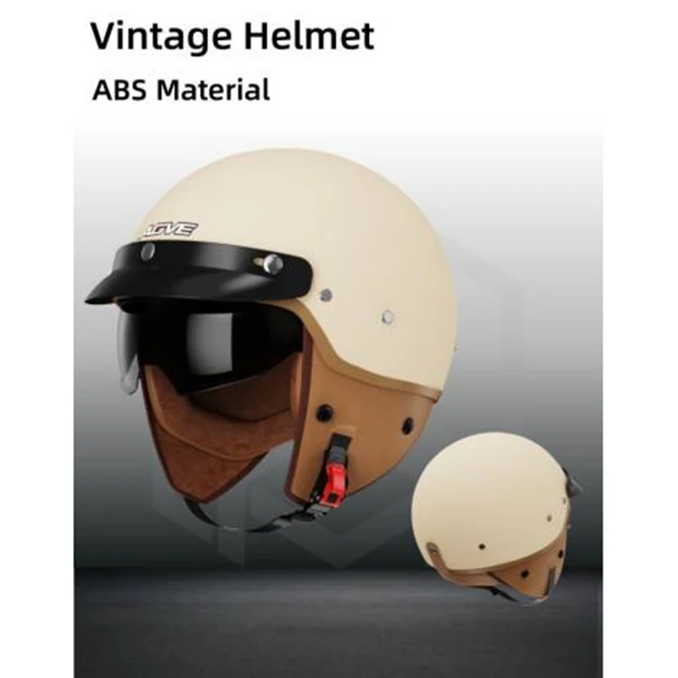 Vintage motorcycle Half helmets